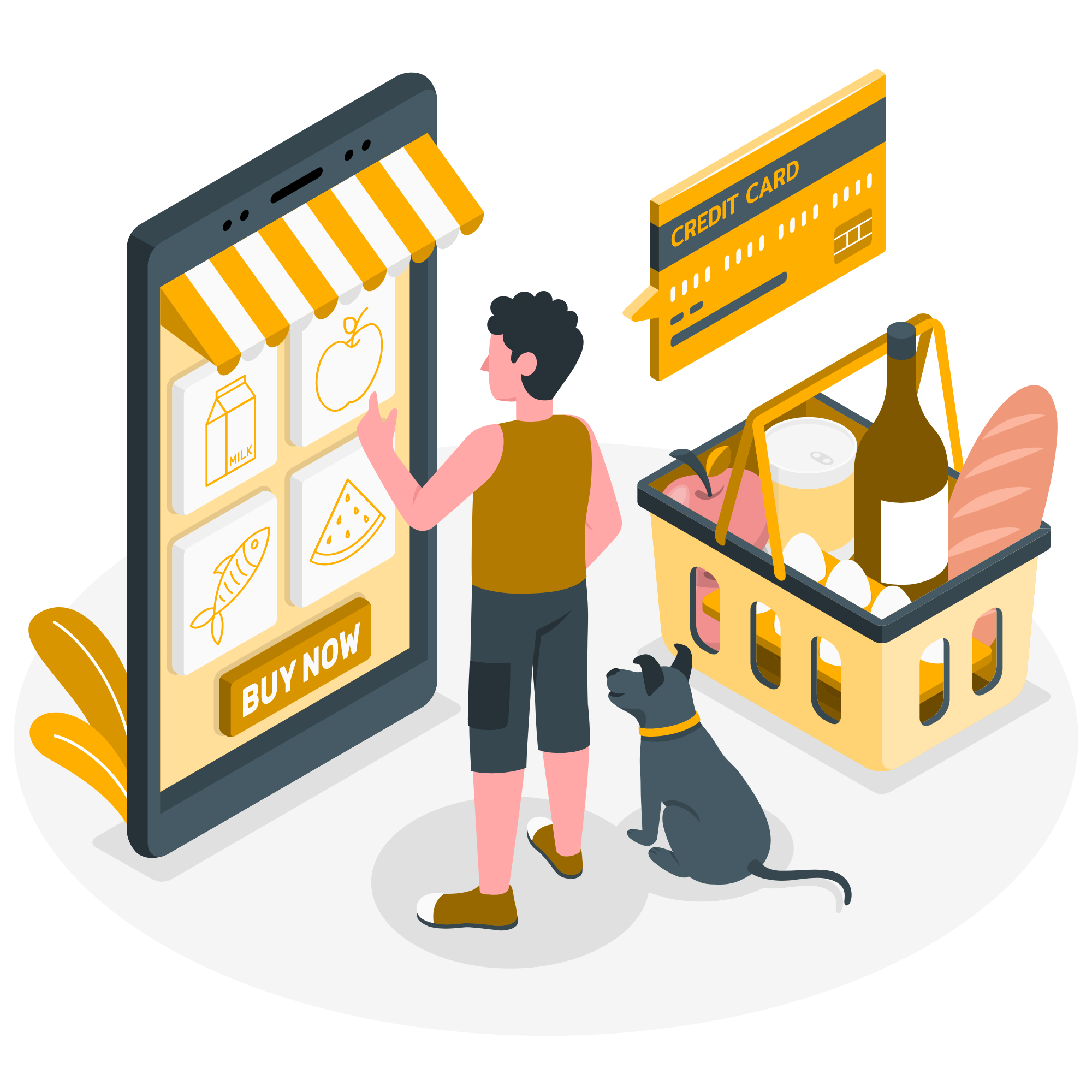 Illustration site e-commerce